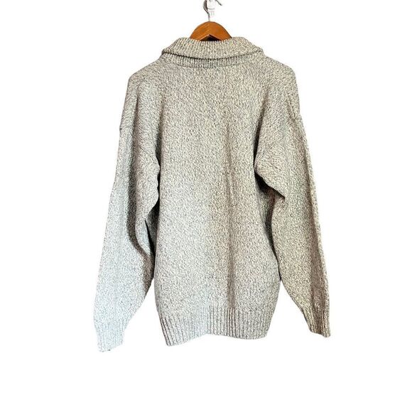 Northwoods Ragg Wool Blend Sweater | Grey Knit Pullover Classic Warm Style - Picture 11 of 11